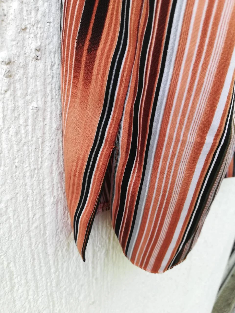 Vloeiende gestreepte tuniek/hemd Oranje/Bruin/Wit/Grijs maat XXL – photo 13